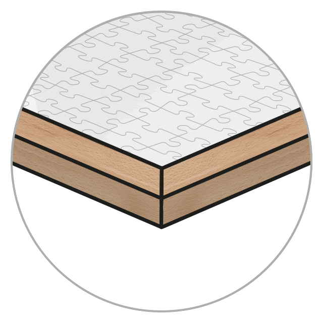 Puzzle-Rahmen 1000 Teile & SMART SORTED