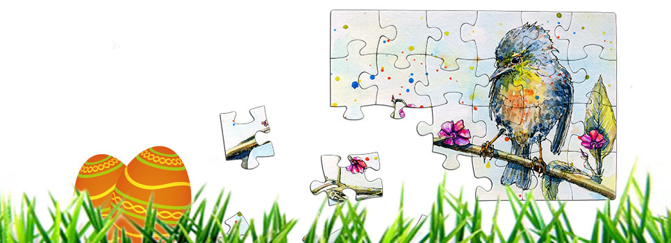 Tolle Preise beim Kreativ-Wettbewerb „Puzzles statt Eier bemalen“