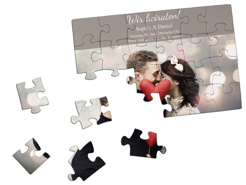 Save the Date Puzzle