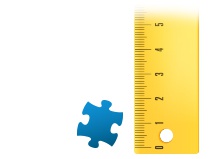Größenverhältnis Puzzleteil Fotopuzzle 1000 Teile