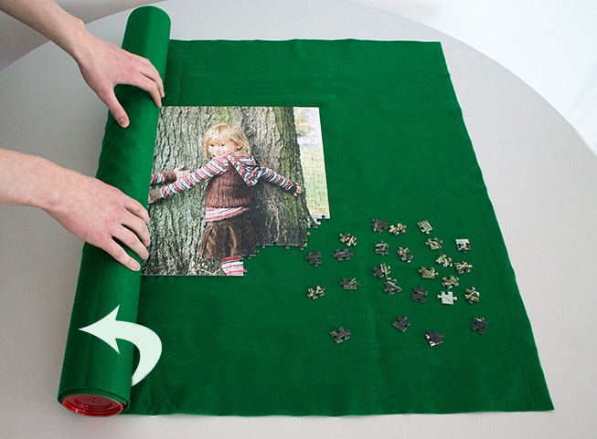 Puzzle-Matte weiterpuzzeln