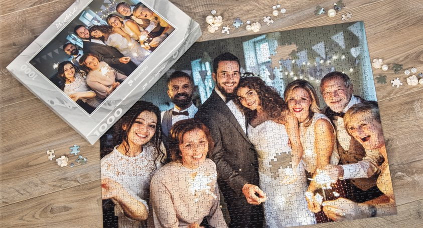 Fotopuzzle zur Hochzeit gestalten