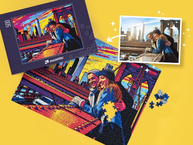 AI-Fotopuzzle gestalten