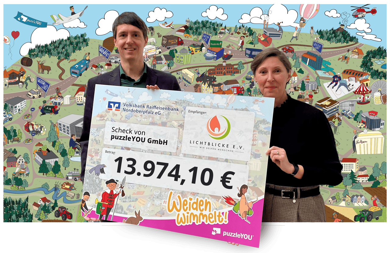 Pressefoto Scheckübergabe