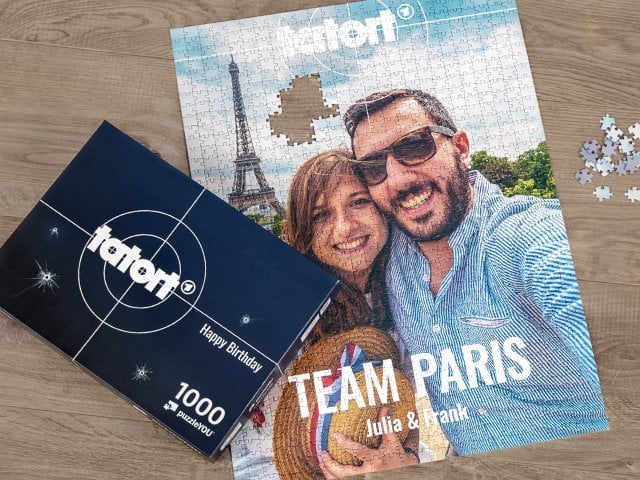 Tatort-Puzzle - Layout "Portrait"