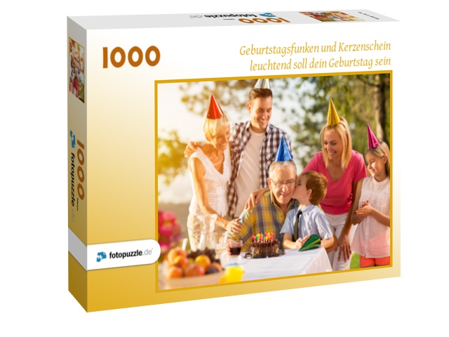 Fotopuzzle als Geschenk für Opa