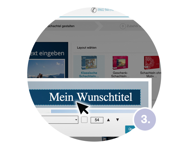 Puzzle Schachtel gestalten