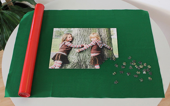 Vorbereitung Puzzle-Matte