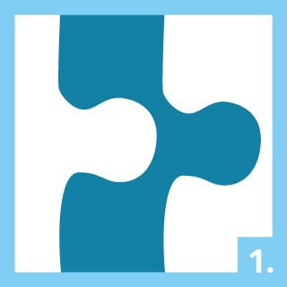 Gebrauchsanweisung Puzzle-Kleber Schritt 1
