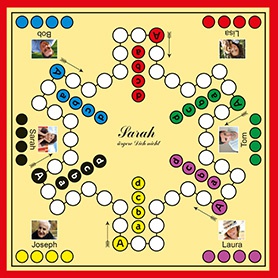 Spielplan für 6 Personen