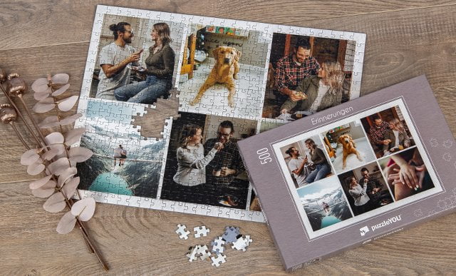 Puzzle-Collage von puzzleYOU – alle Lieblingsbilder auf einem Puzzle