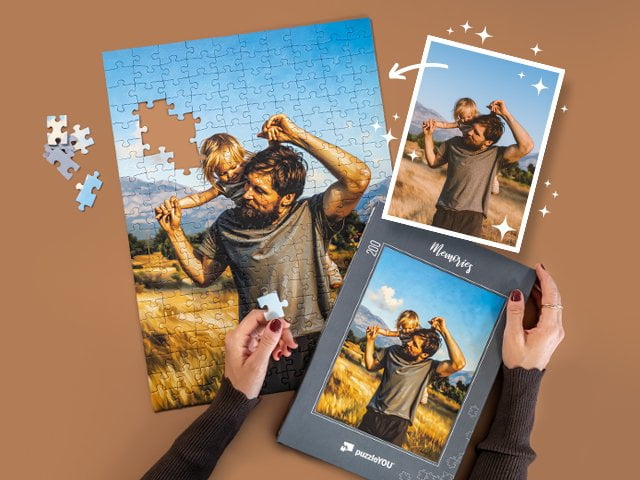AI-Fotopuzzle gestalten
