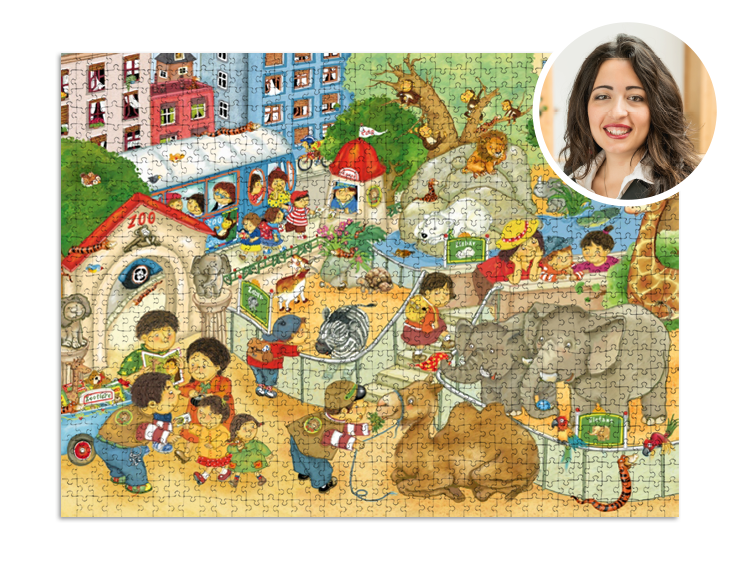 Puzzlemotiv leicht