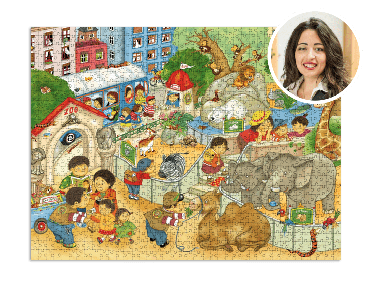 Puzzlemotiv leicht