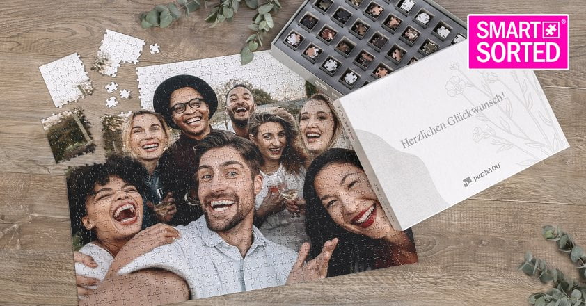 SMART SORTED - Überraschungspuzzles zur Hochzeit