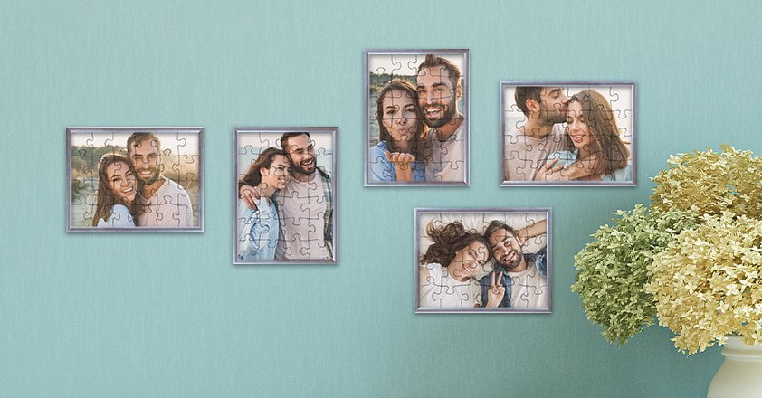 Rahmen für 24 Teile Puzzle