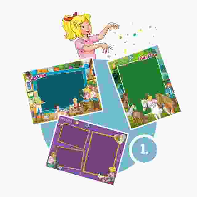 Bibi&Tina-Kinderpuzzle gestalten - Schritt 1