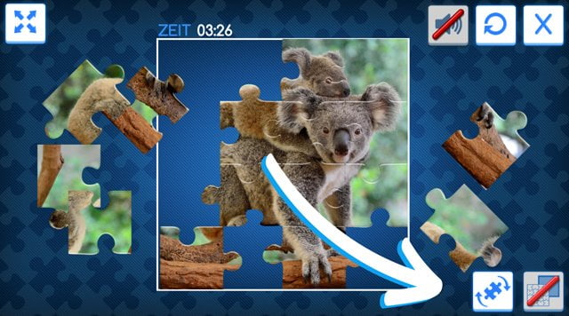 Puzzle Online spielen - Teile ausrichten