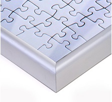 Puzzle-Rahmen für Fotopuzzle; Detailansicht Ecke
