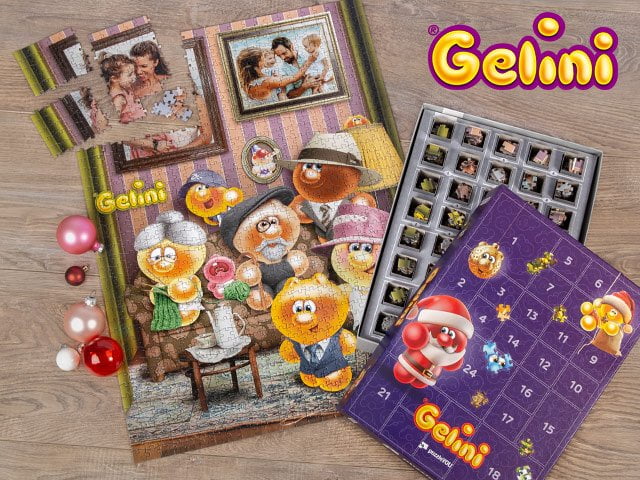 Gelini-Adventskalender mit eigenen Fotos