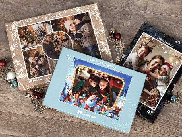 schöne Geschenkschachteln für dein Fotopuzzle