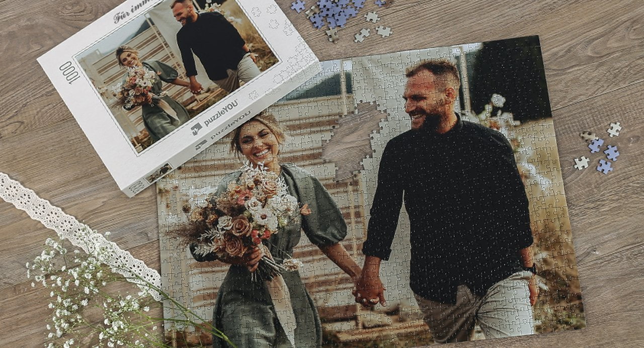 Fotopuzzle zur Hochzeit