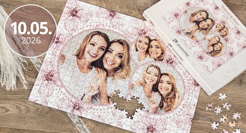 Muttertagsgeschenke von puzzleYOU - personalisierte Fotopuzzles
