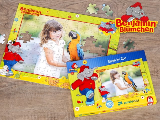 Benjamin-Blümchen-Puzzle für Kinder