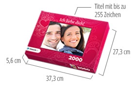 Größe der Puzzle-Schachtel – Fotopuzzle 2000 Teile