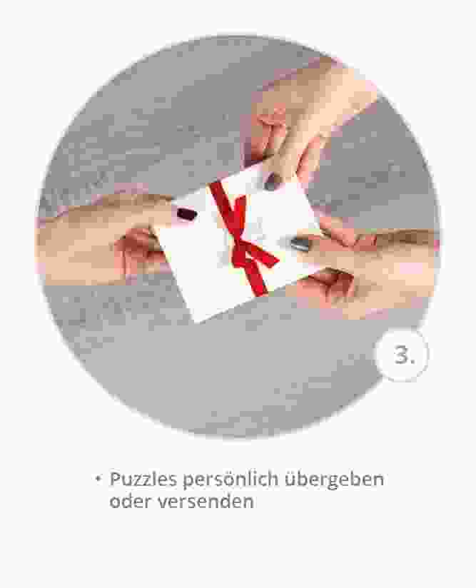 Weihnachtskarten als Puzzle gestalten - Schritt 3