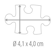 Größe Puzzleteil – Fotopuzzle 24 Teile