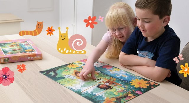 Puzzle für Kinder für alle Altersstufen