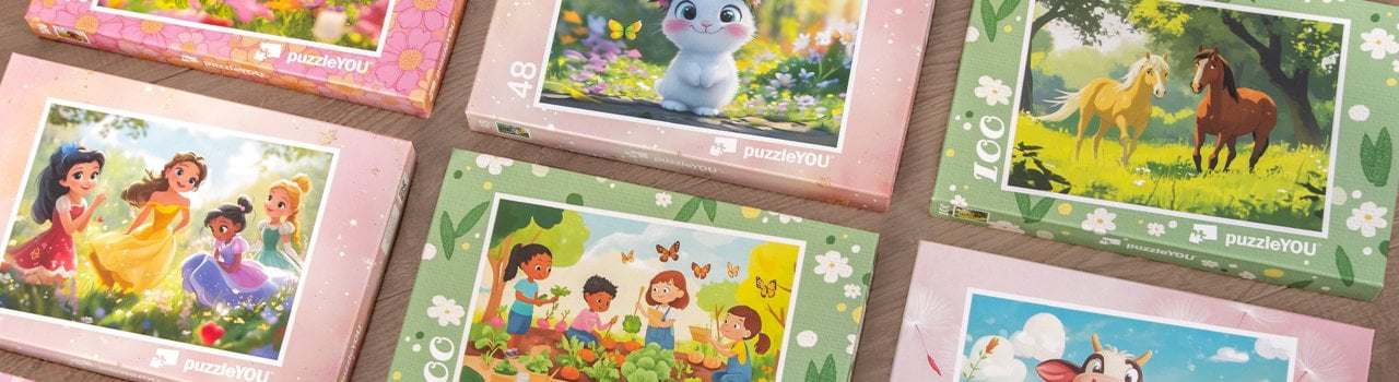 Puzzle-Motive für Kinder