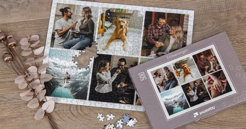 Fotopuzzle-Collage selbst gestalten