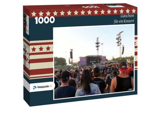 Event-Gutschein auf dem Fotopuzzle