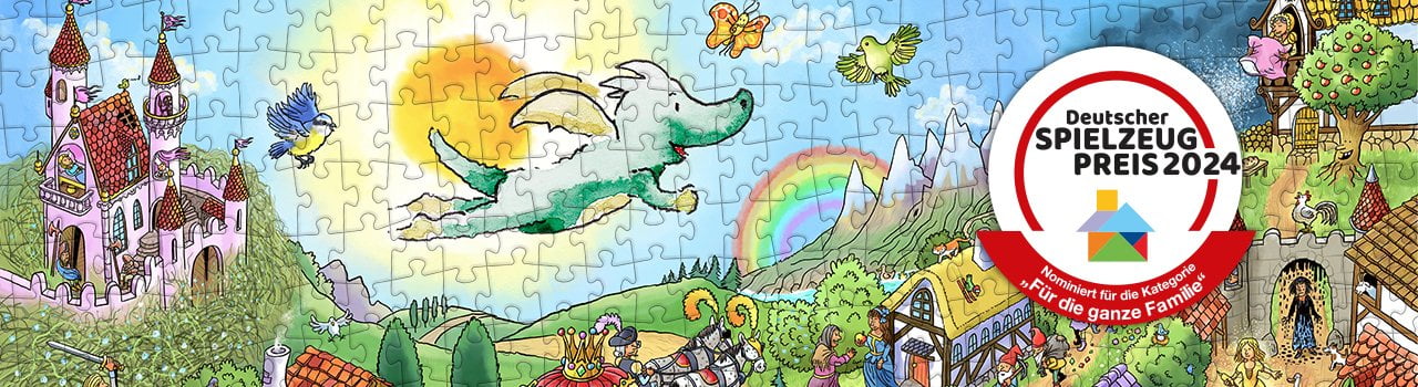 Tabaluga in der Märchenwelt – Das puzzleYOU Puzzle für den guten Zweck