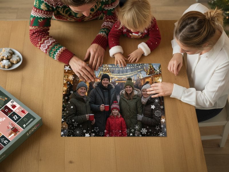 Puzzle-Adventskalender für gemütliche Stunden