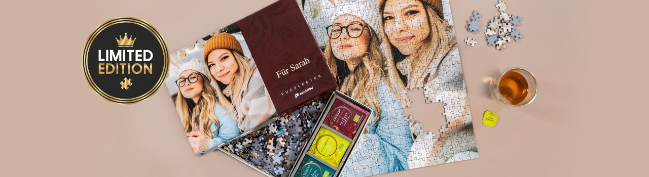Puzzle&Tea – Die perfekte Alltagsauszeit im eleganten Geschenkset