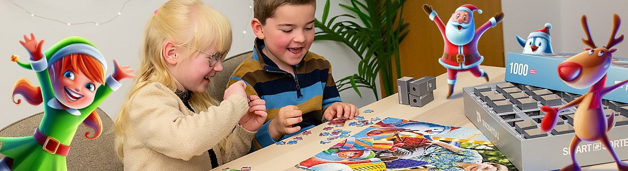 Puzzle-Adventskalender für Kinder