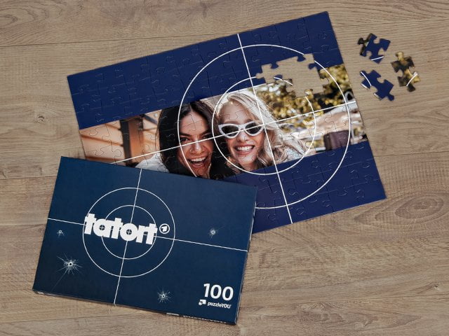 Tatort-Puzzle - Layout "Fadenkreuz"