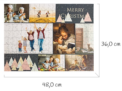 Größe gelegtes Fotopuzzle
