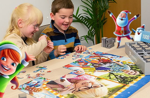 Puzzle-Adventskalender für Kinder