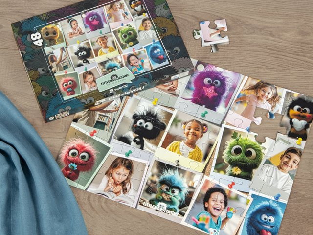 Littlemonstertime Collage mit eigenen Fotos