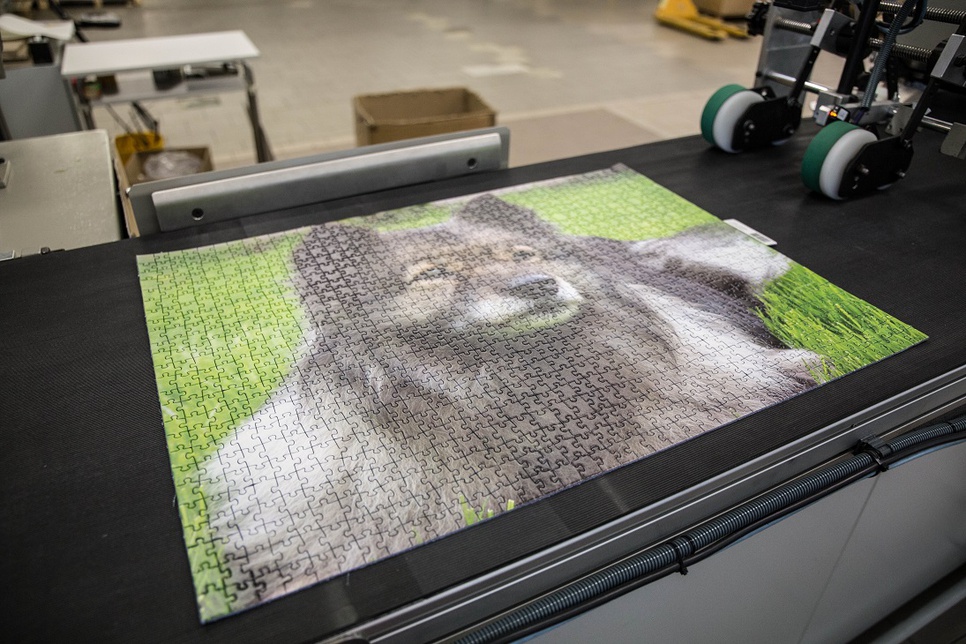 Fotopuzzle stanzen