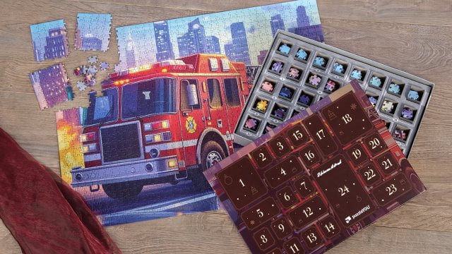 Puzzle-Adventskalender mit Kinder-Motiven