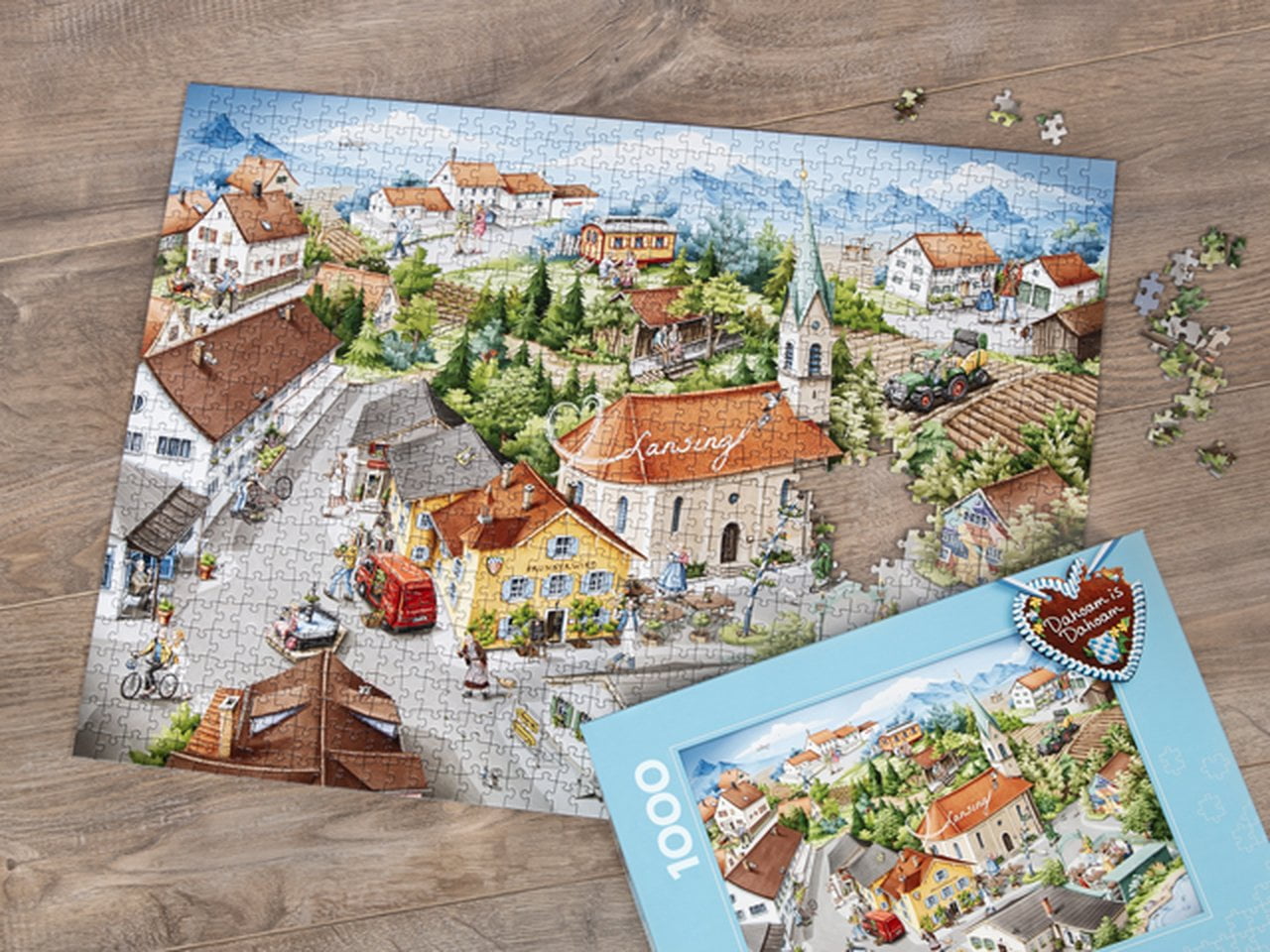 Dahoam is Dahoam in Lansing - das Puzzle