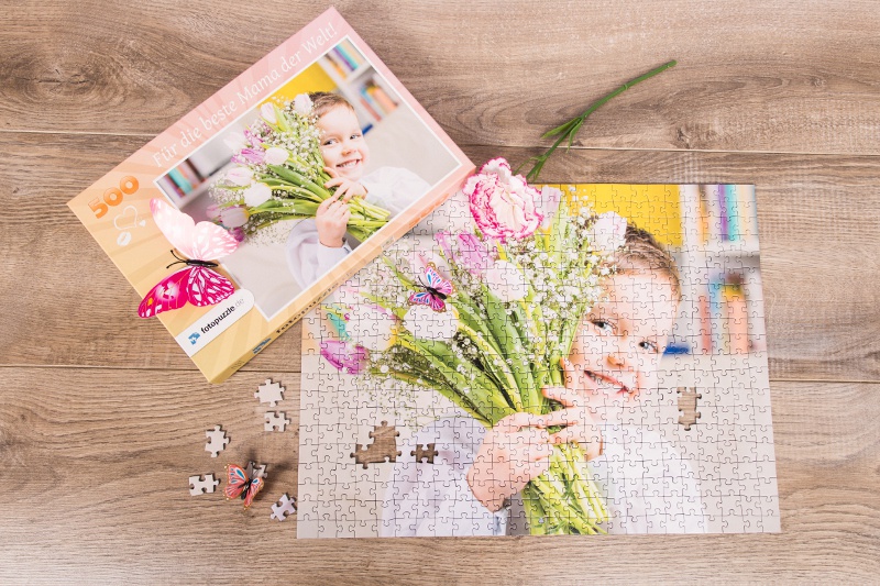 Fotopuzzle zum Geburtstag für Mama