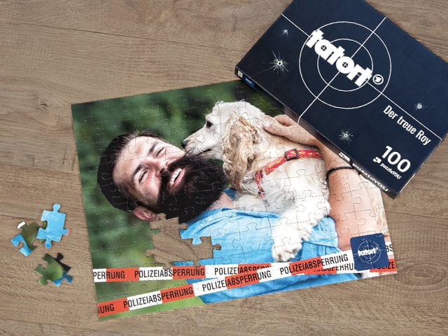 Tatort-Puzzle - Layout "Polizeiabsperrung"